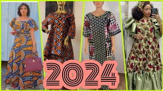 💃Mode Africaine 2024  Modèles robes pagne pour femme Boubou senegalaisAnkara styles🌈collection 36 [upl. by Yseulte]