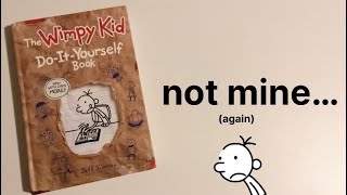 Reading Someone’s Old Diary of a Wimpy Kid Do It Yourself Book 2 [upl. by Bellina]