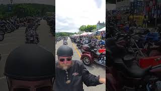 Weirs Beach Ride Laconia Bike Week 2024 [upl. by Esorrebma]