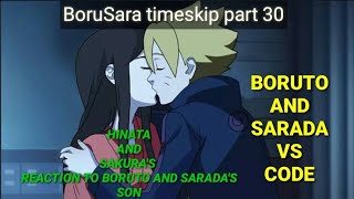 BoruSara timeskip part 30  boruto and sarada kills code  naruto vs eida [upl. by Lybis]