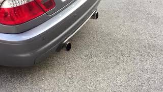 Bmw 330d e46 custom exhaust sound [upl. by Alimrahs799]