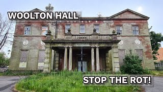 LIVERPOOL TOURS  Woolton Hall  Managed Decline of a Grade 1 listed building [upl. by Claudetta812]