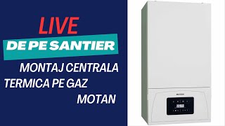 Live de pe șantier Montaj centrală termică pe gaz Motan [upl. by Rabkin]