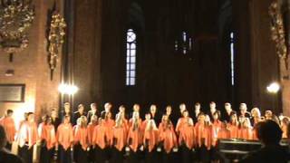 LU FMF choir Aura sings quotLaudate omnes gentesquot quotAve Mariaquot quotLocus istequot [upl. by Amorette]