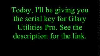 Glary Utilities Pro Incl Serial Key [upl. by Purdum988]