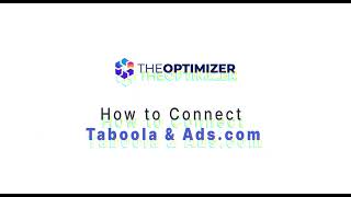 Taboola amp Adscom  How to connect Adscom to Taboola [upl. by Dammahum995]