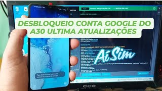 DESBLOQUEIO DA CONTA GOOGLE A30 A50 A80 A70 A73 A21S A25 A05 A14 A15 A24 A34 A54 A53 M52 A12 [upl. by Tabina422]