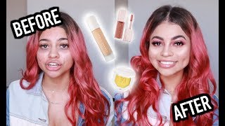 VERY HONEST GRWM TRYING FENTY BEAUTY PRODUCTS [upl. by Riek905]