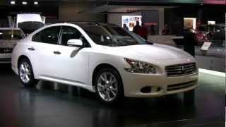 2012 Nissan Maxima Exterior and Interior at 2012 Montreal Auto Show  Salon de LAuto de Montreal [upl. by Labotsirhc]