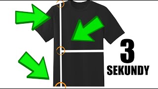 Jak złożyć TSHIRT w 3 sekundy ⭐️SUPER sposób na szybkie składanie koszulki ‼️Będziecie w SZOKU 🔥🔥🔥 [upl. by Helse]