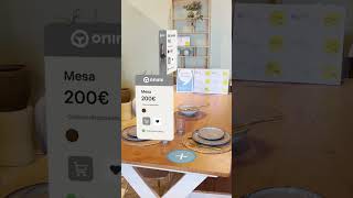 Furniture showroom Visual positioning system for retail VPS Web AR  Onirix [upl. by Atikcir]