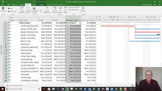 MS Project Tutorial 5 How to Update a Schedule [upl. by Ketti]