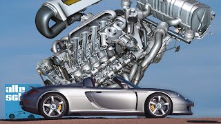 Motorenentwickler Bernd Ramler über die Entwicklung des V10 für den Porsche Carrera GT [upl. by Ylrrad286]