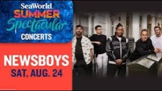 Seaworld LIVE Summer Concerts Newsboys Rides Fireworks [upl. by Elmore]