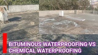 Which Is Better Bituminous Waterproofing Or Chemical Waterproofing [upl. by Darice]