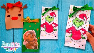 DIY  BOLSAS DE PAPEL PARA REGALO  muy fáciles ideales para toda ocasión  Easy Paper Gift Bags [upl. by Romaine]