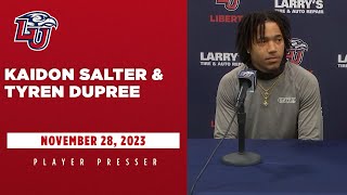 Kaidon Salter amp Tyren Dupree Talk About Preparing For The CUSA Championship Game [upl. by Orazio]