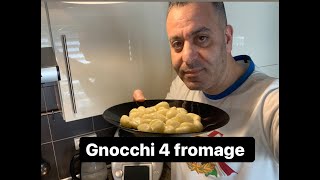 Préparation gnocchi 4 fromage 🍝🇮🇹😋😋😋 [upl. by Sivert]