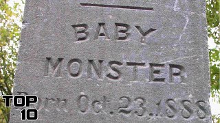 Top 10 Mysterious Messages Found On Tombstones  Marathon [upl. by Tolliver]