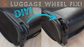 DIY Fix Suitcase Luggage Wheels [upl. by Imef]