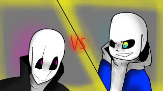 Sans vs WD Gaster Animation [upl. by Yenruogis760]