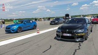 720HP HCP BMW M6 F13 vs 565HP BMW M2 Competition [upl. by Esdnil]