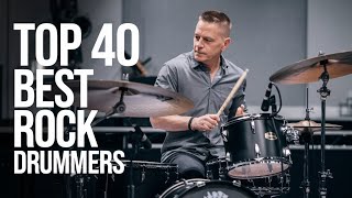 Top 40 Best Rock Drummers of All Time [upl. by Renae363]