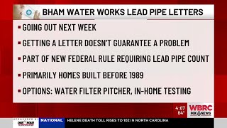 Birmingham Water Works sending lead pipes letter to some customers [upl. by Rramahs]