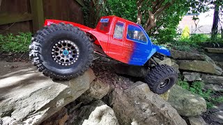 Injora trx4 lcg budget build hobbywing fusion se carbon chassis rock cralwer cheap build overview [upl. by Yob]