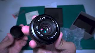 Unboxing TTArtisan 25mm f2 ASMR unboxing [upl. by Koerner]