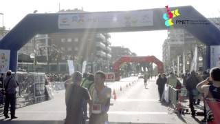 Mitja Marató  10K Ciutat de Tarragona Temps darribada 1 19 1 21 [upl. by Oidale107]