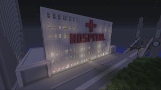 Minecraft Gotham City Gotham General Hospital [upl. by Alley]