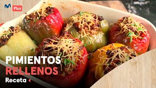 Receta Pimiento relleno  Cocina en un toque [upl. by Osnola]