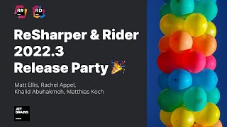 ReSharper amp Rider 20223 Release Party [upl. by Deborah]