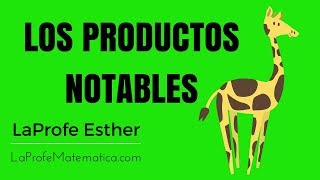 Los Productos Notables  TODOS LOS CASOS [upl. by Egroej341]