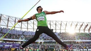 Arshad Nadeem Wins gold medal  Arshad Nadeem 90m throw Arshad Nadeem Olympics [upl. by Ordnajela]