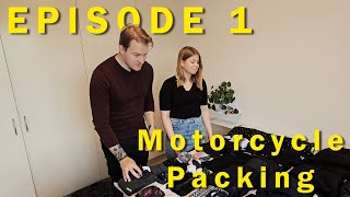 Episode 1  Touring trip to Norway  Motorcycle packing [upl. by Cornelle]