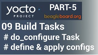 Yocto Tutorial  09 Yocto Build Tasks Part5  doconfigure With Example [upl. by Libnah]