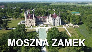 Najpiękniejszy zamek w Polsce  Zamek w Mosznej Spacer po parku wiosną zamek z drona [upl. by Roon711]