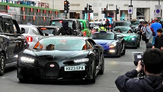 BEST OF SUPERCARS 2023 IN LONDON HIGHLIGHTS [upl. by Attekal]