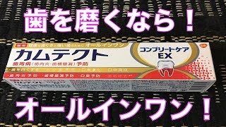 歯磨き粉 カムテクト コンプリートケア EXを１ヶ月以上使った感想とは！？ [upl. by Elolcin]