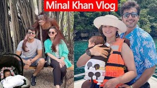 Minal khan enjoying holidays with family ✨❣️♥️minalkhanvlogfypyoutube trendingshorts viralvideo [upl. by Wiersma900]