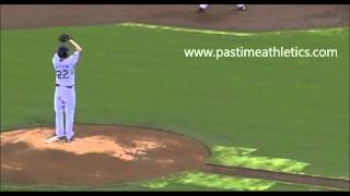 Clayton Kershaw Amazing Pick Off Move Slow Motion  Baseball Pitching Mechanics Lefty MLB Dodgers [upl. by Agathy]