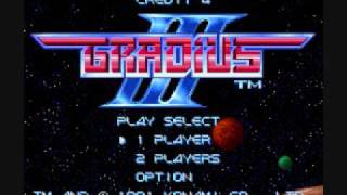 Gradius III Theme  Weapon Select [upl. by Luapleahcim]