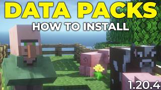 How To Download amp Install Data Packs in Minecraft 1204 [upl. by Stroud]