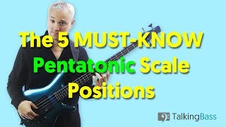 The 5 MUST KNOW Pentatonic Scale Positions [upl. by Sorips]