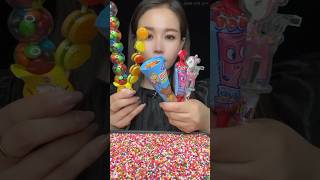 ASMR ‎AsmrWD 신기한물먹방 candy eat lips 물먹방아이스크림 629 [upl. by Darwen588]