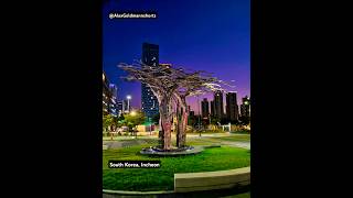 38 Traveling in South Korea Incheon Songdo Central Park Incheon DownTown [upl. by Gnaw]