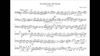 Tchaikovsky 6th Study for bassoon Ž Smalys [upl. by Yerfej]