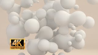 1 Hour 4K Abstract Liquid Floating TV ScreenSaver [upl. by Airdnaed]